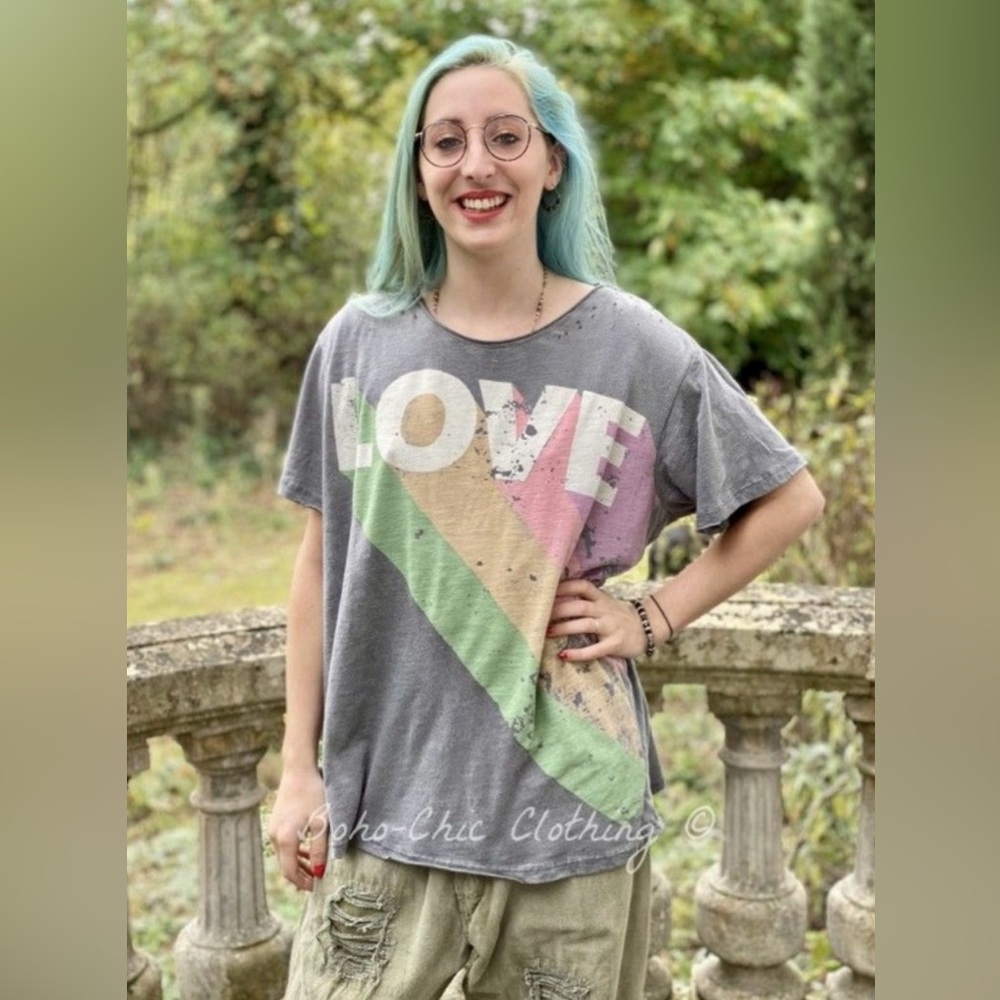 💘MAGNOLIA PEARL💘Technicolor🍭Love Tee - Picture 6 of 10